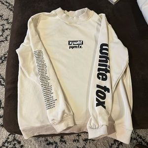 White Fox set - joggers and crew neck sweatshirt